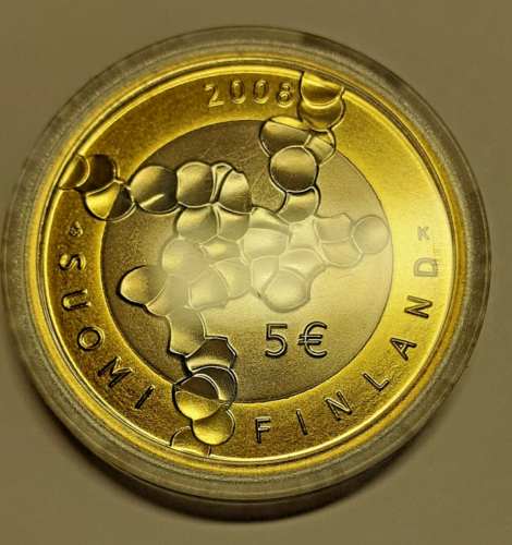 5,- Euro Münze Finnland 2008 Finnische Wissenschaft und Forschung - Bild 1 von 2