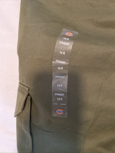 Dickies Women Relaxed Fit Straight Leg Work Uniform Cargo Pocket Pants SZ 14 NWT - Picture 9 of 11