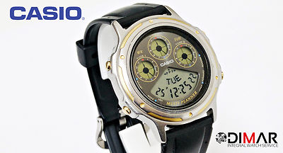 CASIO VINTAGE BGP-200 QW.931 JAPAN AÑO 1990 WR.50M MULTI PLANNER