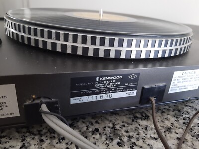 Kenwood KD-2070 Direct Drive Manual Turntable | eBay