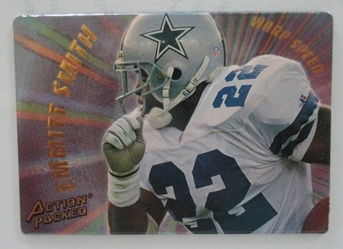 EMMITT SMITH 1994 ACTION PACKED FOOTBALL Warp Speed PROTOTYPE CARD 