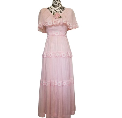 open lace back dress PINK LAYERED ORGANZA MAXI DRESS | CULT MIA