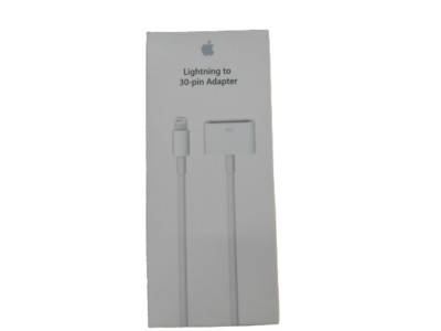 Genuine Sealed Apple Lightning to 30-pin Adapter Cable MD824ZM/A - New, Rare!