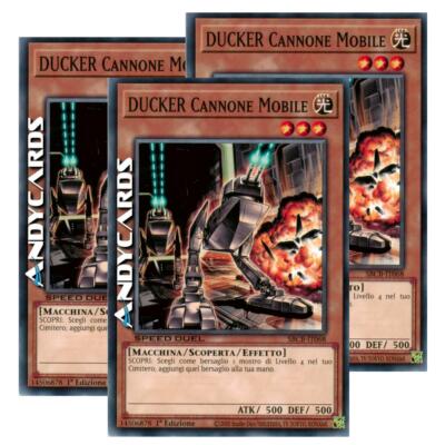 3x DUCKER MOBILE KANONE (SPEED DUEL) (Ducker Mobile Cannon) Common   SBCB IT068