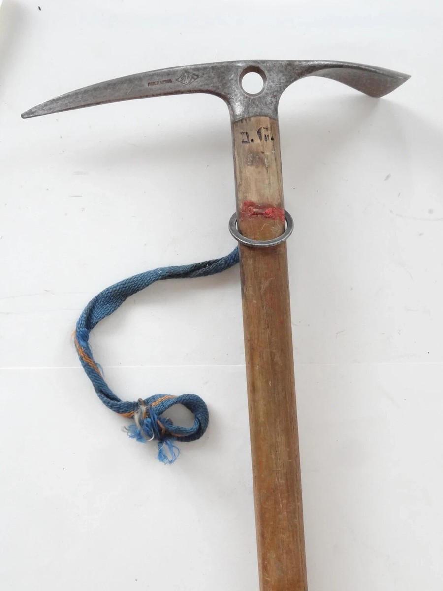 Vintage Austrian Stubai ice axe Piolet 32'' inch Mountaineer Alps
