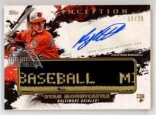 Ryan Mountcastle 2021 Topps Inception Autograph Rookie Patch Card #AGSR-RM 10/25