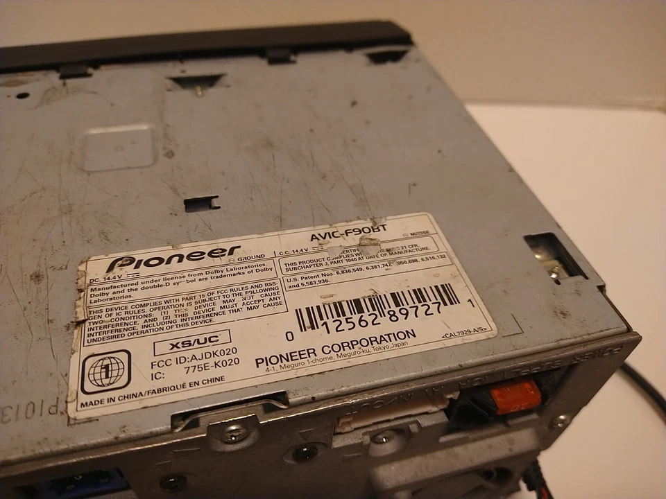 Pioneer AVIC-F90BT Automotriz En el tablero PARA REPUESTOS/REPARACIÓN Foto 3 de 4