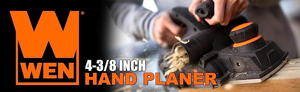 WEN 8-Amp 4-3/8-Inch Electric Hand Planer, Max 1/8 inch Depth