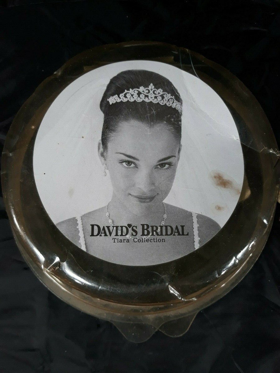 David’s Bridal Headpiece Collection Headband 3D Flower Ribbon-Tie Headband with Pearls | David main image 2