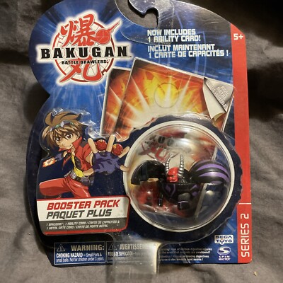 NIP 2008 Bakugan Booster Pack Series 2 Darkus GARGANOID