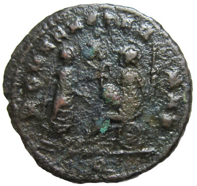 AURELIAN, 270-275 AD. AE ANTONINIANUS, MILAN MINT. AURELIAN AND ROMA REVERSE.