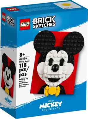 LEGO Stein Skizzen 40456 Disney's Mickey Mouse - BRANDNEU & VERSIEGELT NICHT MEHR ERHÄLTLICH