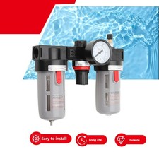 PT1/2'' Water Oil Trap Air Line Filter Regulator Trap Separator Compressor Gauge