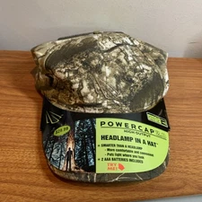 Real Tree Edge POWERCAP 2.0 LED Headlamp in a Hat, Camo, One Size