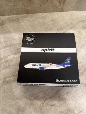 Spirit Airlines Airbus A320-200 G2NKS1338 Gemini Jets Scale 1:200