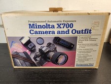 Vintage Minolta X-700 MPS Camera w/ Case Strap and Manuals