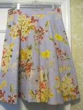 Blumarine Floral Skirt