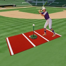 Heavy-Duty Baseball/Softball Turf Hitting Mat - Enhanced Training Mat