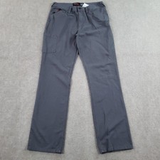 Ariat FR Work Pants Mens 35x36 Gray Relaxed M4 Straight Flame Resistant CAT2