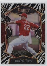 2021 Panini Select Concourse Zebra Prizm Jack Flaherty #26 v9t