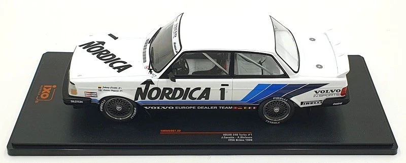 IXO Models 1/18 Scale 18RMC087 Volvo 240 Turbo ETCC Brunn 1986 #1 Cecotto - Image 4 of 4