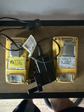 Industrial Scientific GasAlert MicroClip XL Gas Detector Monitor x2 with Charger