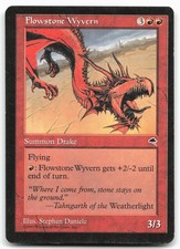 MTG Flowstone Wyvern R Tempest 176 MP