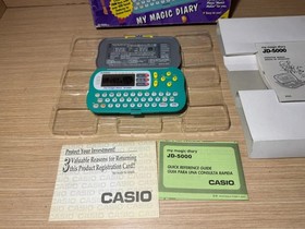 READ INFO- NEW - Casio Club my magic Diary Cool JD-5000 Game & watch loopy