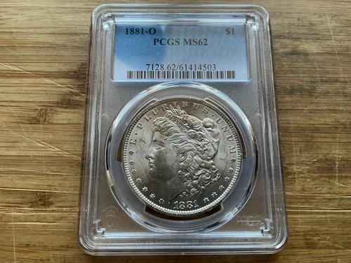 1881 O Morgan Silver Dollar PCGS MS 62