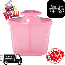 Baby Formula Dispenser with Snap-On Lid for On-The-Go Feedings