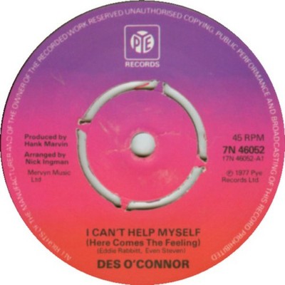 Des O'Connor - I Can't Help Myself Here Comes The Feeling - Used Vi - J5829z