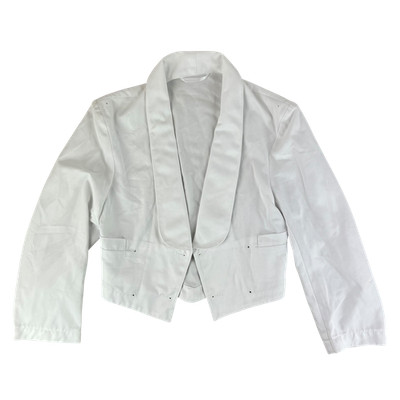 British Royal Navy Jacket No2BW Mess Dress White Tropical Officers Small 88S