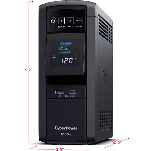 CyberPower CP1000PFCLCD-R 1000VA/600W Reiner Sinus USV - Zertifiziert Refurbished - Bild 5 von 6