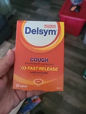 Delsym Maximum Strength Cough Suppressant - 20 Caplets