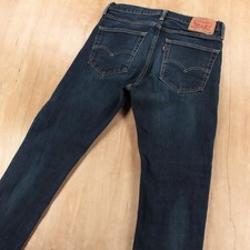 LEVI'S Red Tab 510 skinny fit dark wash denim stretch jeans 31x29