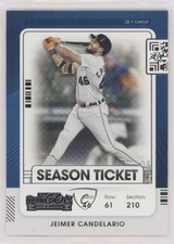 2021 Panini Contenders Season Ticket Green Jeimer Candelario #78 0w29
