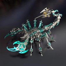 3D Metal Scorpion King DIY Toys Assembly Educational Jigsaw Puzzle Gifts Green