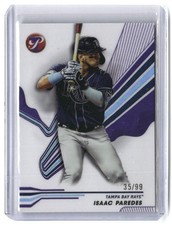 Isaac Paredes #/99 2024 Topps Pristine Purple Refractor