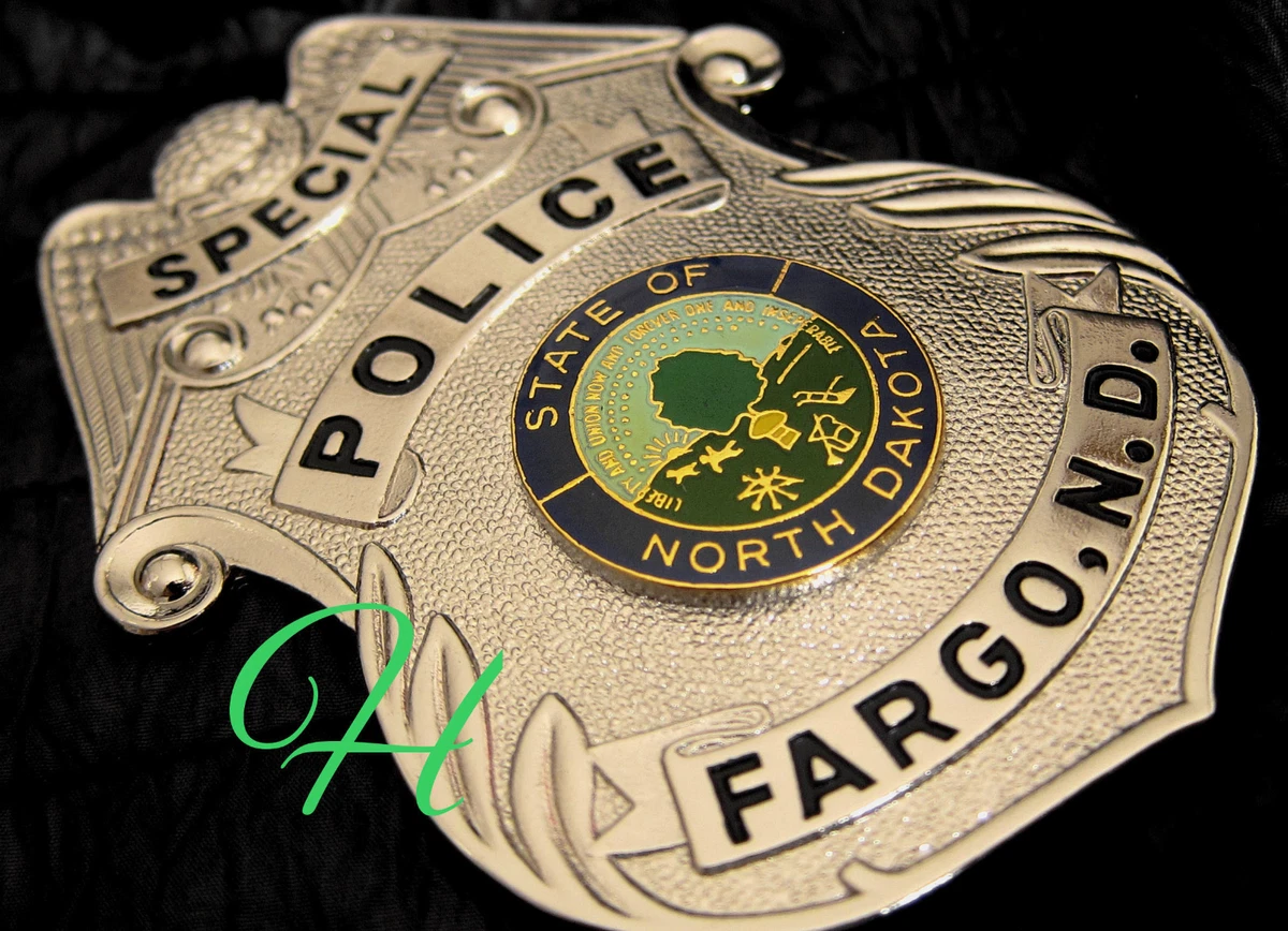 Historical wild west collector badges, Special Police, Fargo, North D a k o t a