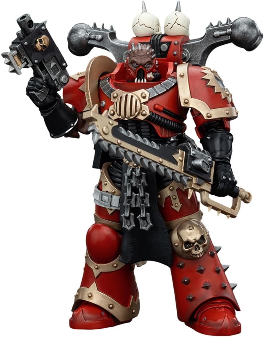 HiPlay JOYTOY Warhammer 40K 1/18 World Eaters Khorne Berzerker 7 Action Figure