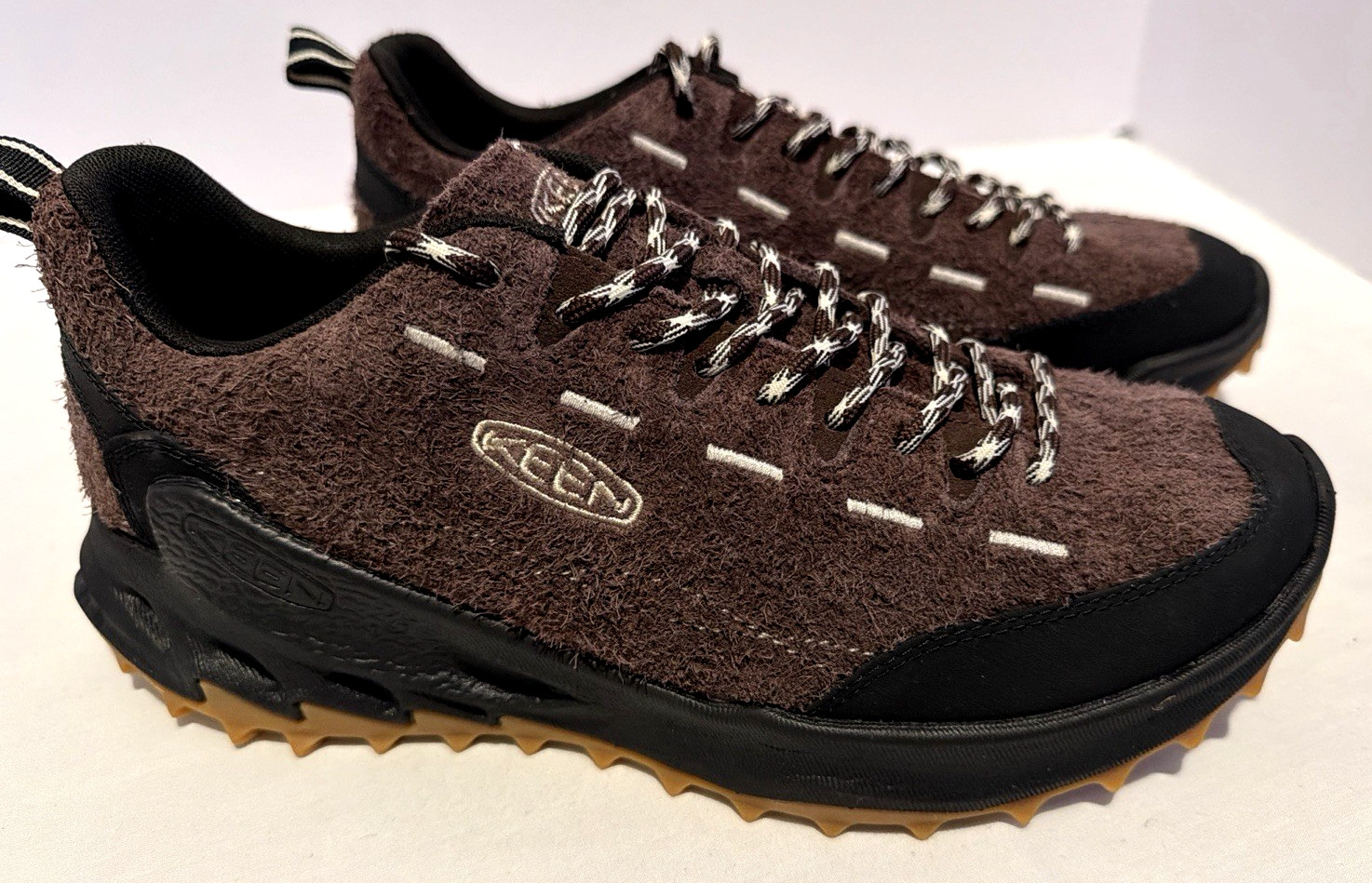 Size 9 Hiking Trail All Terrain Shoe Java Birch Suede