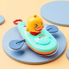 Duck Bath Toy Kayak Water Toy Baby Kids Swimming Pool Bathroom Toy