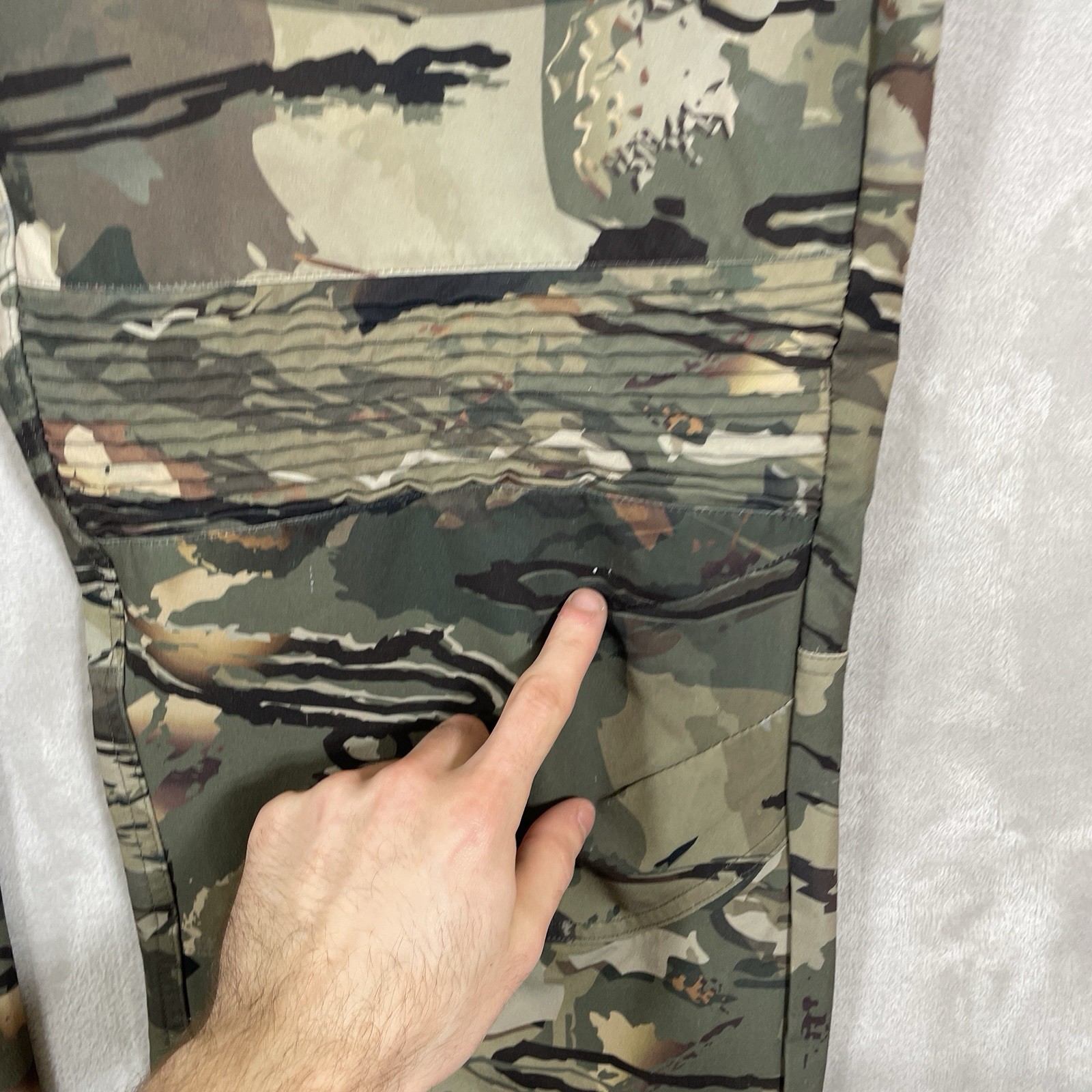 Under Armour Pants Mens 38x32 Storm Hardwoods STR Camo Stretch Soft *worn* thumbnail 18