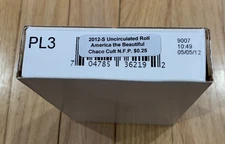 2012 S Uncirculated Quarter Roll PL3 ATB Chaco Culture National Historical Park