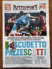 Giornale TuttoSport: Napoli Vince Il 4 Scudetto! Campione D’Italia 2025!