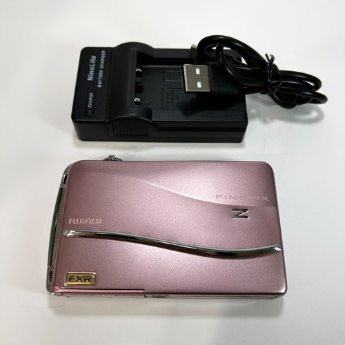 Fujifilm FinePix Z800EXR Digital Camera 12MP 5x Optical Zoom Pink Tested Japan - Picture 3 of 7