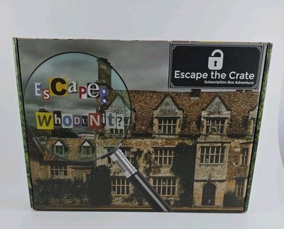 Escape the Crate - Escape: Whodunit? (Retired) COMPLETE & NEVER PLAYED