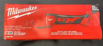 NEW Milwaukee BARE M18 2626-20 Cordless Multi-Tool Oscillating W Blade paper 18V