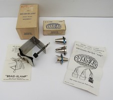 LOT OF TWO 2 VINTAGE STEEL BRAID-AID 3-WAY BRAID-KLAMP KINGSTON, MA U.S.A.