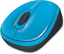 Microsoft Wireless Mobile Mouse 3500, Cyan Blue Gloss - 